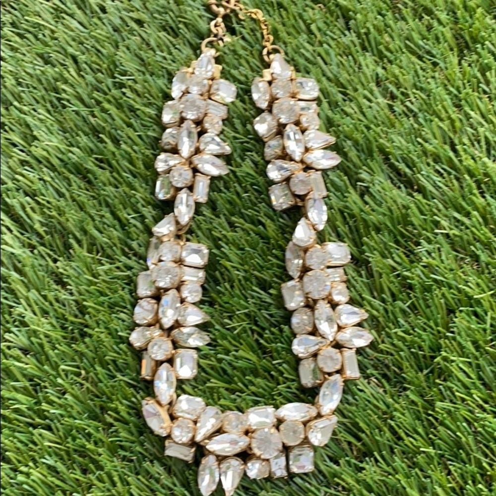 JCrew RARE crystal statement necklace